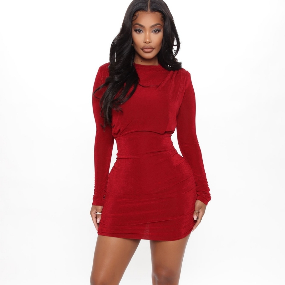 Make Me Want To Stay In Mini Dress